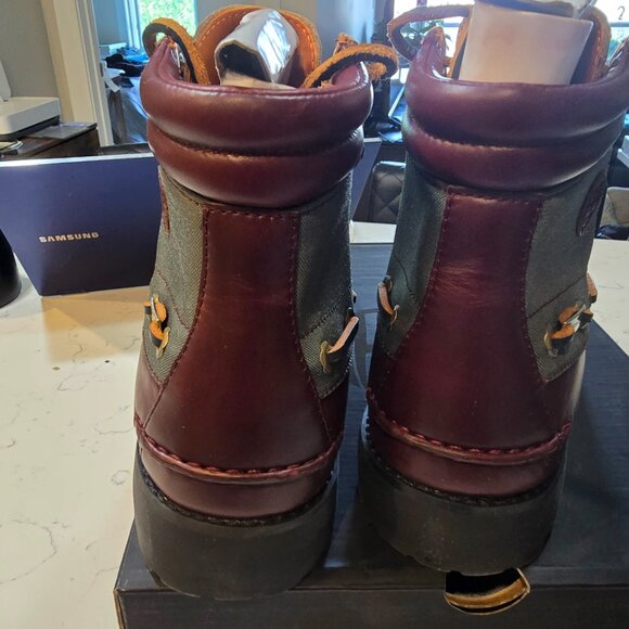 Size 8 - Authentic Handsewn 7 Eye Lug GORE-TEX Boot 'Dark Red' (Timberland) NEW - Picture 6 of 16